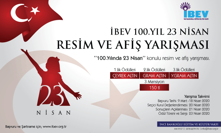İBEV 100.YIL 23 NİSAN RESİM VE AFİŞ YARIŞMASI